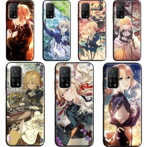 Violet Evergarden Anime For Xiaomi Mi 11 Lite Ultra 9 10 A3 Mi 10T 9T Pro Case For POCO M3 F3 F1 F2 X3 Pro Coque