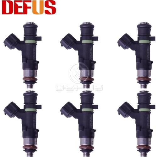 DEFUS 6X 0280158041 Fuel Injector Nozzle Bico For Peu geot 407 607 Cit roen C5 C6 Renault Laguna 3.0L V6 041190052 9648129380