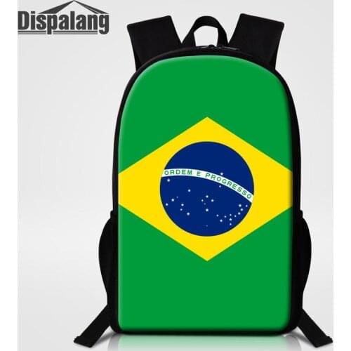 Dispalang National Flag Children School Bags Factory Outlet Backpack Girl Travel Bagpack Boy Rucksack Student Bookbag Men Rugtas