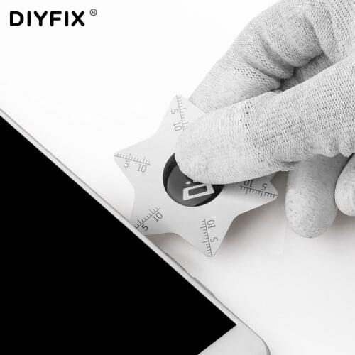 DIYFIX Phone Opening Disassemble Tools Anti-Slip Stainless Steel Pick Thin Pry Tool for CellPhone Tablet PC Screen Repair Tool