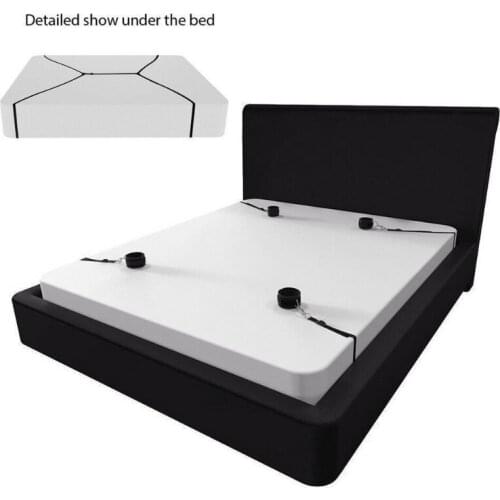 Adult Erotic Toy Handcuffs & Ankle Cuffs BDSM Bondage Under Bed Restraint Bondage Fetish Slave Sex ProductsSex Toys For Couples