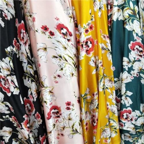 Glossy Dress Fabric Skirt Satin Chiffon Pajamas Cosplay Scarf Material Dropping Breathable Blouse