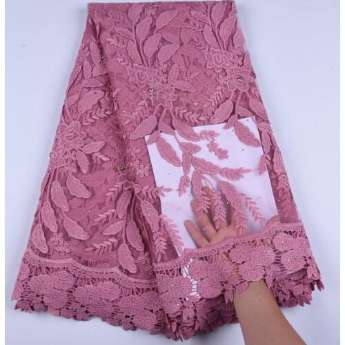 2019 Onion Color French Nigerian Laces Fabrics High Quality Tulle African Laces Fabric Wedding African French Tulle Lace Y1606