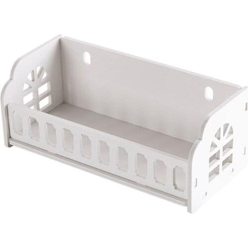 Wall Stroage Box Hook Type Bathroom Rack Organizer Shampoo Cosmetics Student Sundries Simple Style Box