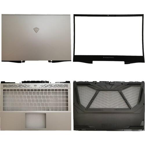 New laptop lcd back cover/front bezel/lcd hinges/hand rest/bottom case for Machenike F117-X F117-XR27