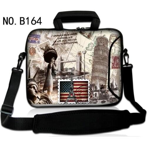 Stamp Laptop Bag 13.3 15.6 14 inch Notebook Sleeve For Xiaomi Macbook Air Pro 13 15 PC Shoulder Bag Handbag Women Briefcase