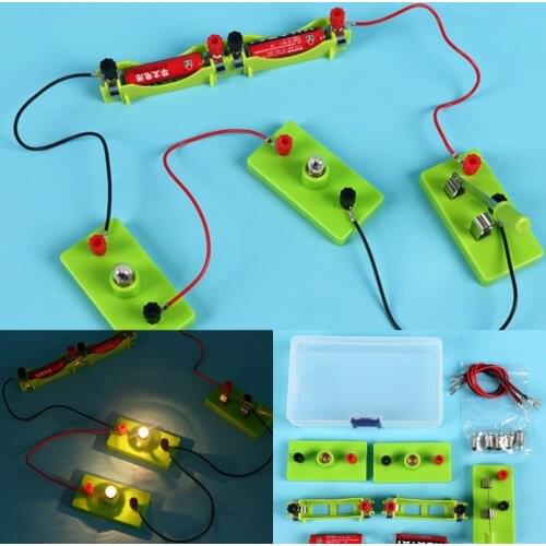 Basic Circuit Electricity Learning Physics Educational Toys Kids Science Toy For Children STEM Experiment Hands-On Ability Toys