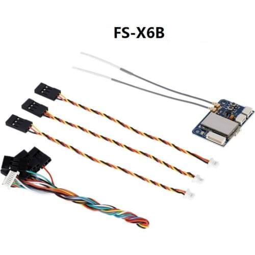 FlySky Fs-x6b Receiver 2.4G Aeromodel Remote Control I-bus Output To 18 Channels