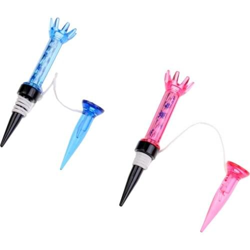 Durable Plastic Golf Magnet Tee 80mm Golfer Training Tool - Random Color