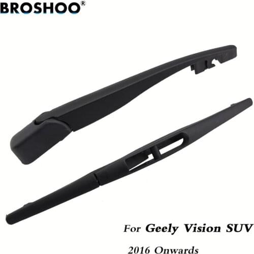 BROSHOO Car Rear Wiper Blades Back Windscreen Wiper Arm For Geely Vision SUV Hatchback (2016 Onwards) 255mm,Auto Accessorie