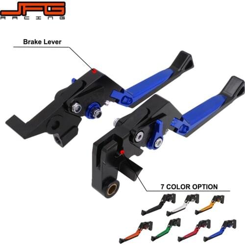 Motorcycle Folding Extendable Brake Clutch Lever For YAMAHA FZ1 FAZER 06-15 FZ8 11-15 FZ6R 09-15 FZ6 FAZER 04-10 XSR600 XSR700