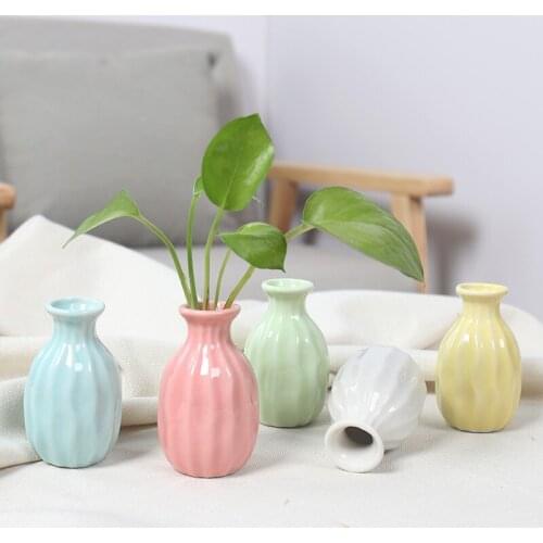 Modern Ceramic Flower Vase Arrangement Living Room Origami Nordic Style Home Decoration Ornament only vase no flower