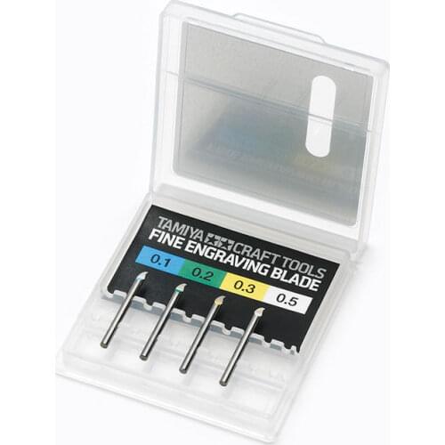 Tamiya 0.1/0.2/0.3/0.5mm Fine Engraving Blade Model Carving Modeling Craft Tools