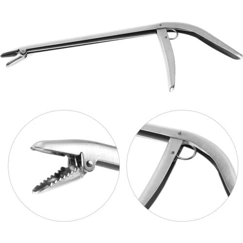 Stainless Steel Unhooking Device Fish Clamp Clip Catch Remover Plier Tool Plier Fishing Tool Decoupling Device