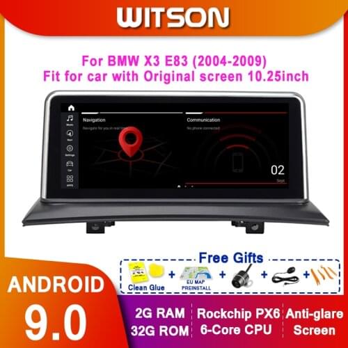 WITSON Android 10 8-core Touch Monitor Car Audio System Multimedia For BMW X3 E83 (2004-2009) 4GB 64GB