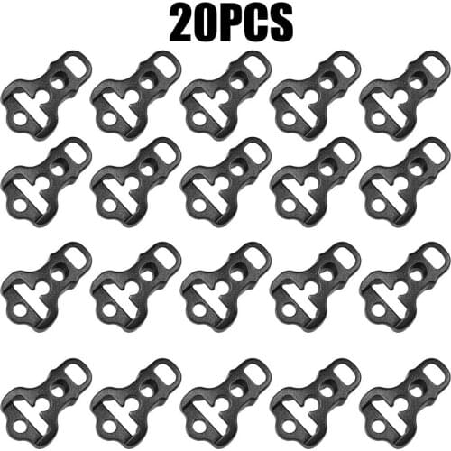 10/20/30Pcs Camping Tent Cord Rope Fastener Awning Guy Lines Stopper Multi-purpose Tent Cord Rope Tightener Buckle Accessories