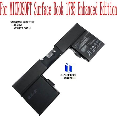 100% Brand New High Quality 8030mAh G3HTA001H Battery For MICROSOFT Surface Book 1785 Enhanced Edition laptop