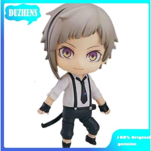 100% Original: Bungo Stray Dogs Nakajima Atsushi Q version figma PVC Action Figure Anime Figure Model Toys Figure Doll Gift