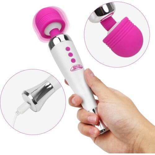 12 Speed Powerful Vibrator Magic Wand USB Charging Sex Toys for Women AV Massager Vibrators Clitoris Stimulate
