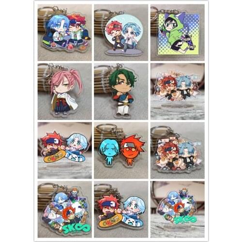 2021 NEW Anime SK8 the Infinity SK EIGHT REKI Langa MIYA Cute Acrylic Stand Model Desktop Toy Keychain Bag Pendant Keyring Toy