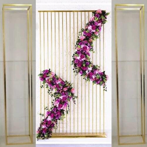 3PCS Column Pillar Plinth Frame Wedding Welcome Backdrops Flower Arch Grand Event Party Stage Birthday Background Balloons Rack