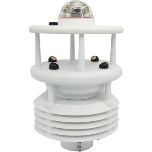 7 in 1 wind speed direction air temperature humidity pressure Illumination rainfall agriculture compact weather station