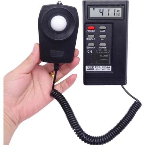 Digital llluminance Meter TES-1334A Light Meter Lux Meter 0.01 Lux Resolution