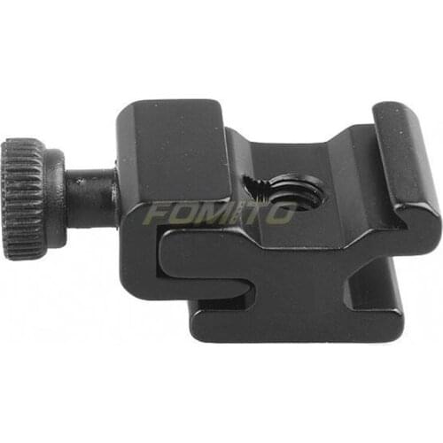 Fomito Hot Shoe Flash Hot Shoe Seat Cold Shoe Seat Block 1/4 Screws into Fit for Camera Tripod