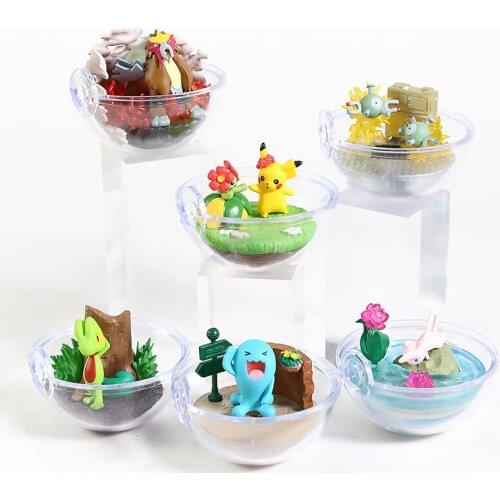 Pokemon Terrarium Collection Figure Vol.7 Pikachu Wobbuffet Treecko Pidgeotto Mew Magnemite