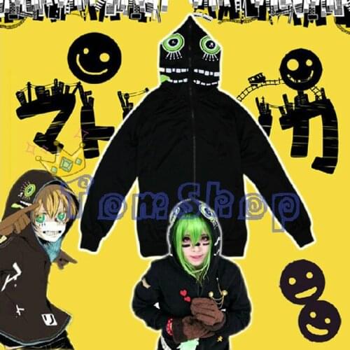 Anime Vocaloid Matryoshka Miku Len Rin Gumi Cosplay Costume Hoodie Jacket Unisex Hooded Zipper Coat Sweatshirt Free Shipping