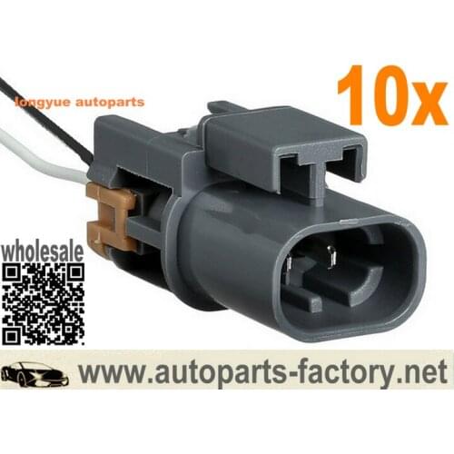 Longyue 10pcs 300ZX VTC / Knock Sensor Male Connector Pigtail Harness