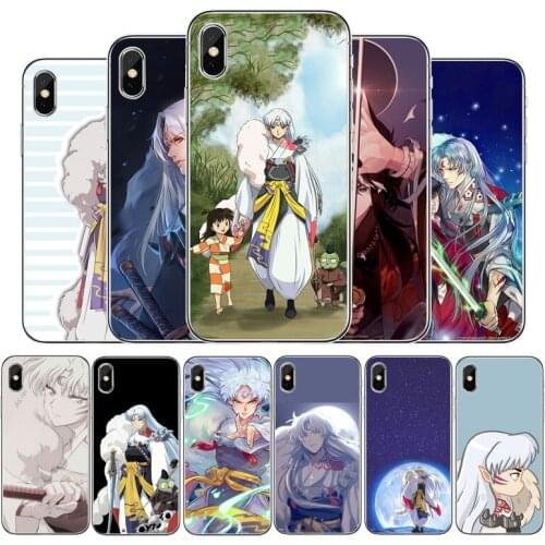 Sesshoumaru Cover Soft Silicone Phone Case For iPhone 5 5S 6 6plus 7 8 plus X XR XS Max 11 PRO Max SE 2020