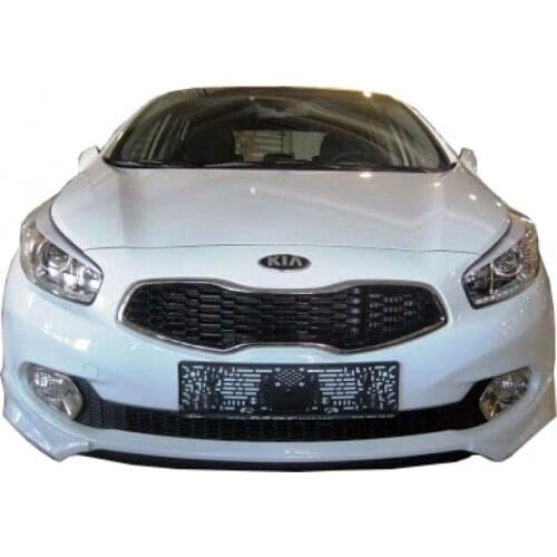 Kia Ceed (2013-2016) car front bumper tailgate spoiler Trim 2 pcs