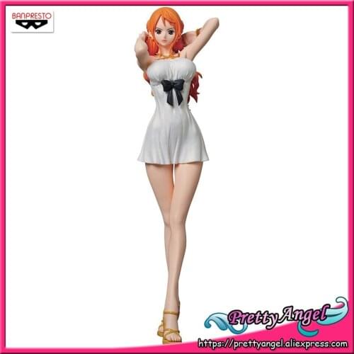 Original BANPRESTO Glitter & Glamours ONE PIECE FILM GOLD Collection Figures - Nami Movie Style (White Dress ver.)