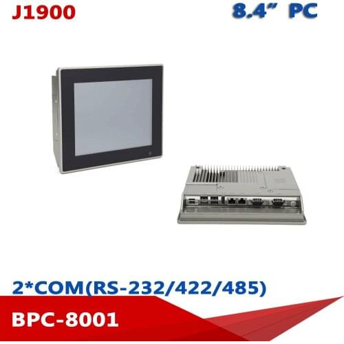 Industrial J1900 Quad Core 8.4' Panel PC All In One Barebone With USB HDMI For Pet Hospital