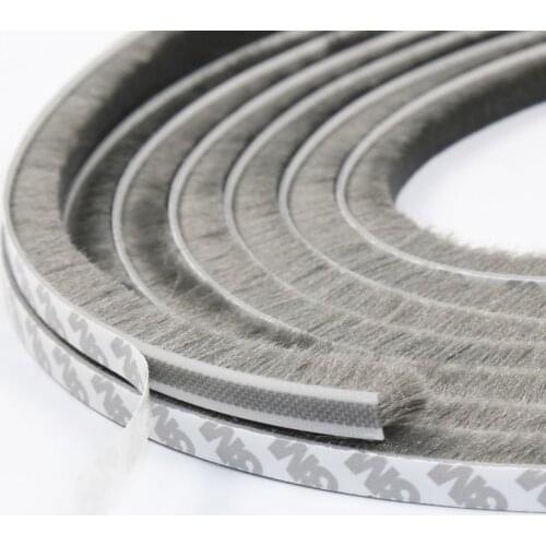 3M Self Adhesive Seal Strip Door Draught Excluder Window Pile Seal Film Door Brush Swal Weather Strip for Door Protector Strip