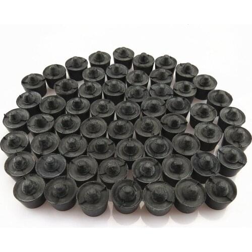 SCJYRXS 100 Pcs Car Door Panel Cushion Shockproof Rubber Buffering Stopper 1K8837529 1K8 837 529 For Golf MK5 MK6 Sharan Polo