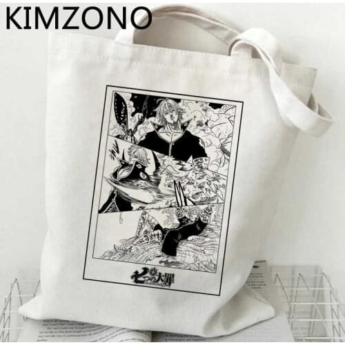 Seven Deadly Sins shopping bag handbag tote eco shopper bolso bolsas de tela bag bolsa compra sac cabas sac toile