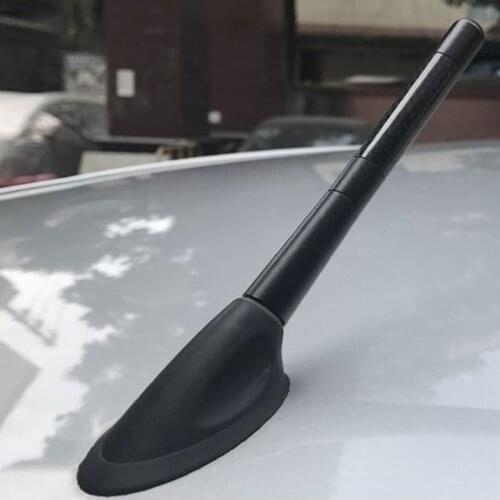 Universal 4.7" Car FM AM Radio Antenna Car Aerial Digital TV Auto Roof AM/FM Radio / Auto Stereo Booster Antennas with Screw