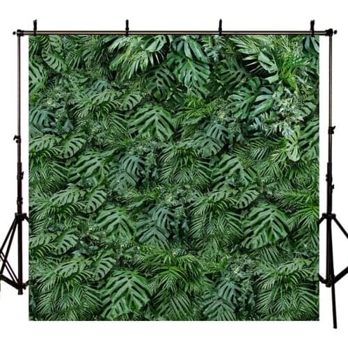DAWNKNOW Flower Vinyl Photography Background Green Flower department Photo Shoot Backdrop For Children Photo Studio lv1437