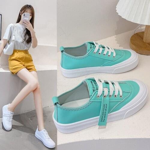 2021 New Womens Sneakers Fashion Cloth Lace-up Thick-soled, Lightweight Comfortable Versatile Casual Shoes Women Womens Shoes