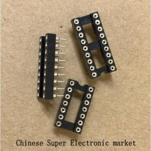 10pcs DIP-18 Round Hole 18 Pins 2.54MM DIP 18 PIN DIP18 IC Sockets Adaptor Solder Type IC Connector
