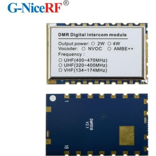 10PCS DMR818-AMBE UFH 400-480mhz / VFH 134-174MHz/320-390MHz 2W Motorola Compatible all-in-one digital walkie talkie