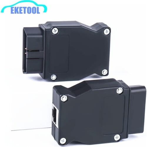 10pcs/Lot Wholesale E-SYS ICOM Coding F-series Interface For BMW Enet Connector to OBD2 16Pin Enet Ethernet Car Diagnostic Tool