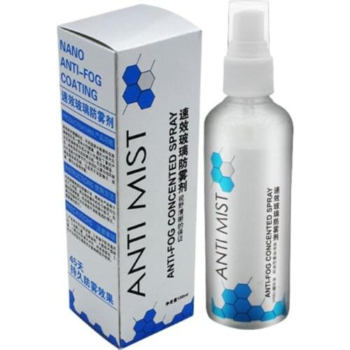 New 100ml Anti Fog Spray Glass Agent Long Lasting Window Liquid Anti-fog For Windshield Bathroom LCD Mobile Phone Screen Glasses