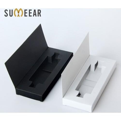 100 Pieces/Lot Suitable size 14x114mm perfume bottle box White or Black Empty Perfume Bottle Package box No bottle