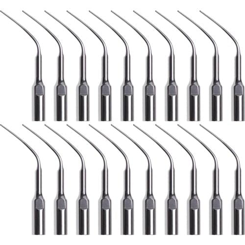 20Pcs DTE/SATELEC Style PD4 Dental Ultrasonic Scaler Scaling Perio Tips for handpieces