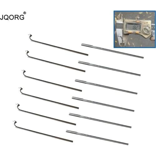 24 Pieces A Lot Diameter 1.8 mm Material 304 Stainless Steel Mountain Bike Wheel Spokes Cycling Bike Wheel Spokes With Nipples