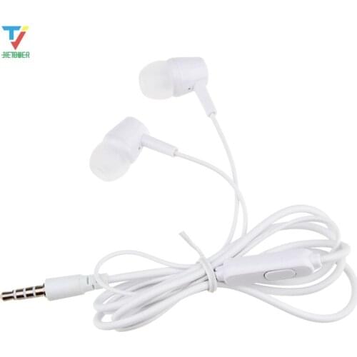 3.5mm Jack Wired Earphones In Ear Bass Headphones Stereo Headset Volume Control Earbuds Mobile Phone Earphone 300pcs