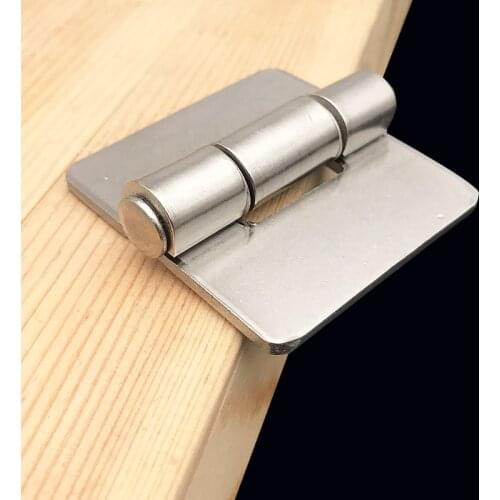 40*40 50*50 60*60 2.5mm Thickness Electric Box Thickening Industrial Equipment Stainless Steel Welding Hinge